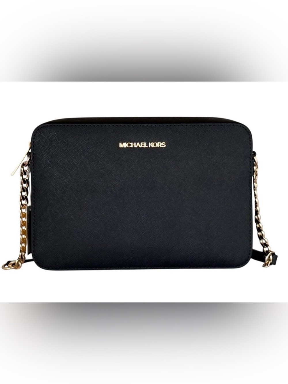 Michael Kors Jet Set Saffiano Leather Crossbody Bag